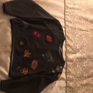 Embroidered sweater